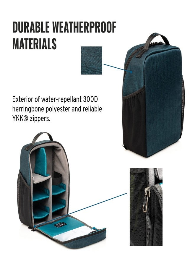 Tenba BYOB 10 DSLR Backpack Insert - Turns any bag into a camera bag for DSLR and Mirrorless cameras and lenses – Blue (636-625) - Image 5